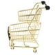 thumbnail image 1 of Mini cesta de almacenamiento, carrito de , accesorio de tienda de en miniatura / juguetes educativos de juego de roles par Oro Baoblaze Mini juguete de almacenamiento para carrito de compras, 1 of 7