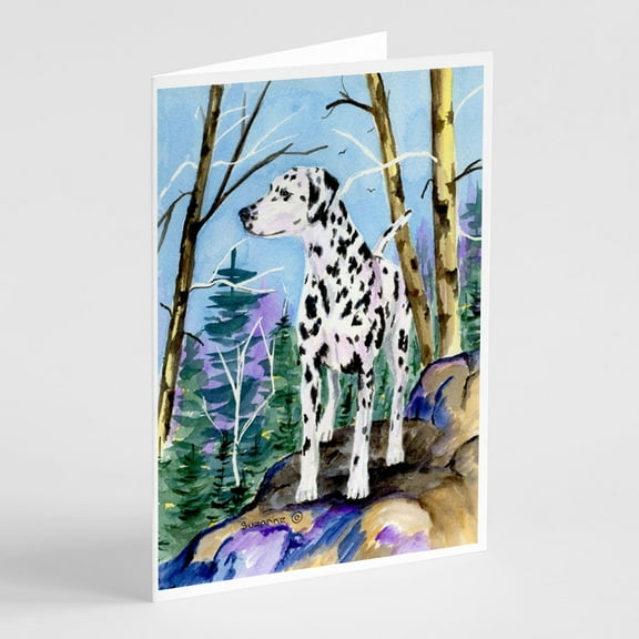 Dalmatian Greeting Cards and Envelopes Pack of 8