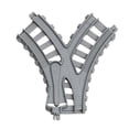thumbnail image 4 of Modelo de vía de tren, conexión de riel, juguetes Montessori, conector de vía de tren para juego de ferrocarril, suministros de ferrocarril eléctrico Riel de riel bifurcado, 4 of 8