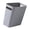 Grey, variant on Lynono Space Saving Open Top Trash Can Square Shape Garbage Bin Thick PP Waste Basket Without Lid For Home Bathroom Kitchen