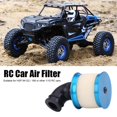 thumbnail image 4 of Filtro de aire para Coche RC de Aleacio de Aluminio, esponja de entrada grande que evita la Puntuación del cilindro compatible con coches rc 1/10, 4 of 7
