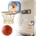 thumbnail image 2 of kjfeif Ensemble de Panier de Basket pour Enfants avec Sons de Tableau de Score, Hauteur Réglable, But Pliant Intérieur avec Design de Chien Mignon, Inclut Ballon et Pompe pour Garçons et Filles de 3 Ans et Plus, 2 of 5
