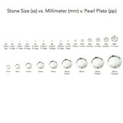 144Pcs (SS20 5mm) Crystal | Preciosa Maxima Glass Flatback Hotfix Rhinestones