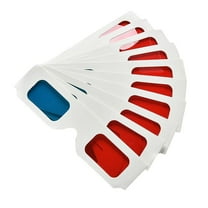 Raindrops 3D Movie Glasses Made of Paper and Plastic Lightweight and Safe for Home Cinema Use 50 Pieces