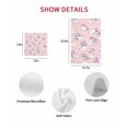 thumbnail image 7 of Easter Bunny Kitchen Dish Towels for Drying Dishes Set of 2, Spring Purple Flower Rustic Rabbit Pink Waffle Weave Microfiber Hand Tea Bathroom Towels Quick Dry & Absorbent Towel 15.7x23.6, 7 of 7