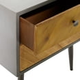 thumbnail image 6 of DecMode 23" x 19" Grey Wood Modern Cabinet, 6 of 10