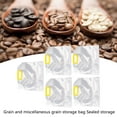 thumbnail image 4 of 5Pcs Cereal Storage Bag, Transparent Vacuum Grain Storage Bag For Rice Cereals Flour Nuts, 4 of 8