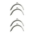 thumbnail image 3 of Transemion 2pieces Exquisite Patterns On Metal Purse Frame For Unique DIY Metal Purse Frame Kiss Clasp Lock Sturdy And Durable silver 8.5CM 2Set, 3 of 6