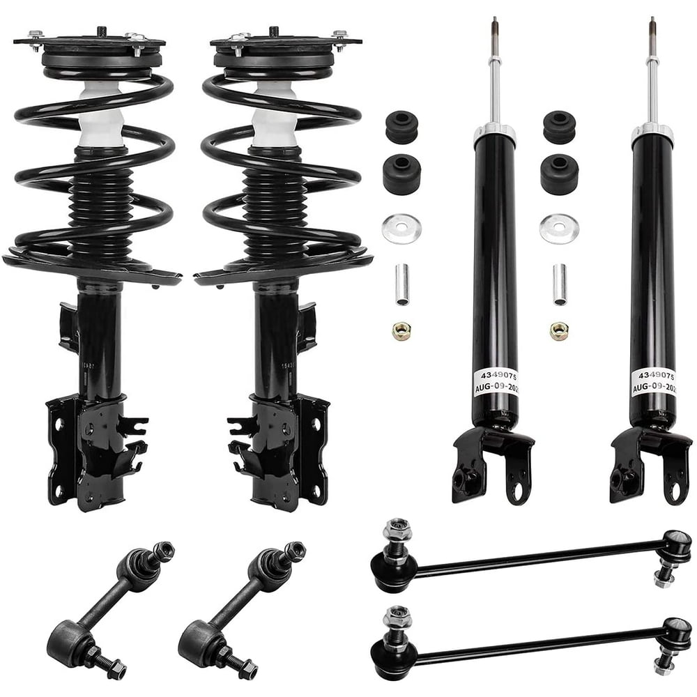 Detroit Axle Front Struts Rear Shocks Sway Bars Replacement for 2007