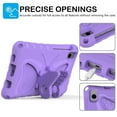 thumbnail image 2 of for Samsung Galaxy Tab A9 Plus 11.0" 2023 SM-X210/X215/X216B Cute Kids Case, 3D Cartoon Butterfly Stand Case Shockproof Flexible Silicone Hard Protective Tablet Cover, Lightpurple, 2 of 7