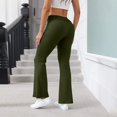 thumbnail image 3 of Wide Leg Sweatpants for Women Fold Over Low Rise Yoga Lounge Pants Low Rise Sweatpants, 3 of 9