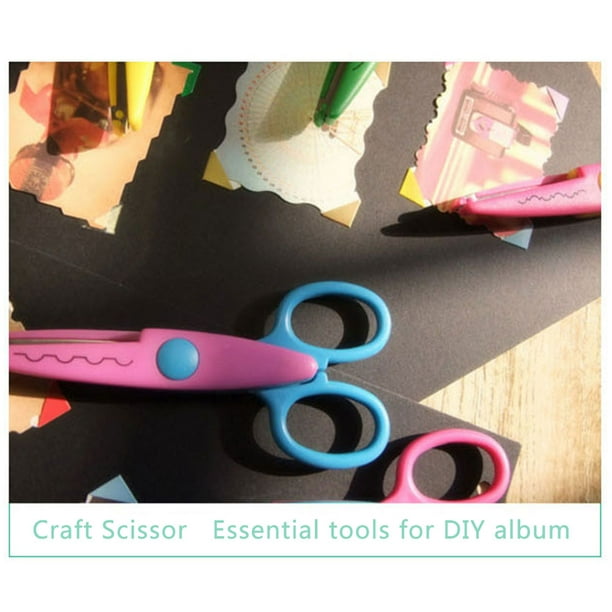 CANARY Kids Scissors Craft Scissors Decorative Edge, Safety Blunt