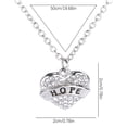 thumbnail image 5 of Carta Miembros de la familia Collar de corazón de diamante completo Accesorios de moda para mujer Wmkox8yi  sjalhkljlk1118, 5 of 5