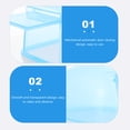 thumbnail image 3 of 2Pcs Household Hamster Containers Plastic Hamster Bathtubs Dust-proof Hamster Tubs, 3 of 8