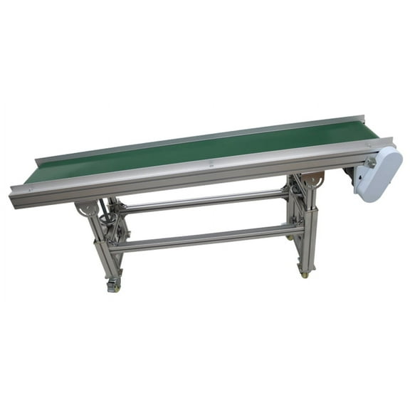 70.9" x 11.8" Electric Incline Conveyor Ramp Conveyor Belt for Industrial Transport Adjustable Height/Speed