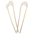 thumbnail image 1 of WHAMVOX U Shaped Hair Pin 2Pcs Small French Pin for Different Hairstyles Women, 1 of 8