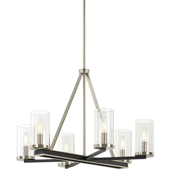 Cole's Crossing 6 Light Chandelier 18 Inches Tall By 26 Inches Wide     -Traditional Installation Minka Lavery 1056-691