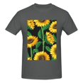 thumbnail image 4 of Bingfone Sunflower 1 Men'S Loose Fit Short-Sleeve Pocket T-Shirt, 4 of 7