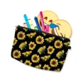 thumbnail image 4 of Neceser para mujer, neceser impermeable con diseño de girasol, neceser de gran capacidad, accesorio de viaje para regalo, 4 of 5