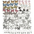 thumbnail image 5 of Incraftables Butterfly Charms Pendants for DIY Jewelry Making 80pcs (Gold, Silver & Enamel), 5 of 12