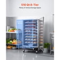 thumbnail image 2 of KFFKFF Electric Hot Box Food Warmer, 8-Tier Commercial Warming Cabinet with Water Tray, Single-Door Design and Adjustable Shelves, Stainless Steel Food Warmer for Restaurants, Kitchens, Pizza, 2 of 9