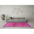 thumbnail image 3 of Ahgly Company Indoor Square Persian Pink Traditional Area Rugs, 8' Square, 3 of 4