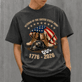 thumbnail image 6 of Veteran Of The United States Army 1776-2026 Shirt, USA 250th Anniversary Patriotic Veteran T Shirt, Military Boots American Flag Graphic Tee, 6 of 6