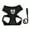 Black, variant on Harness Colorful Belt Dog Rainbow Pet Simple Harness Adjustable Pet Collars