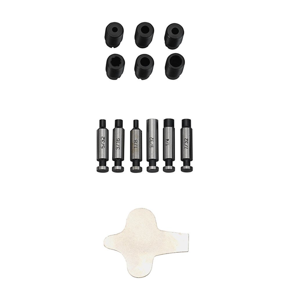 Neiko 02612A Multi-Purpose Power Hole Punch Kit Sizes from 3/32” to 9/32” 