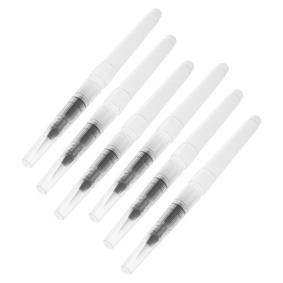 6 Pcs Water Color Brush Pens Water-soluble Pencil Watercolor Paint Pens Seal Pen Water Brush Pen Baby Travel Child