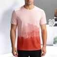 thumbnail image 2 of ZVNAΖH Men's Tie Dye Short Sleeve T-Shirt, Ice Silk Cool Dry Crew Neck Top for Workout, Gym & Casual Summer Wear, Available in Big & Tall, M-5XL, 2 of 5