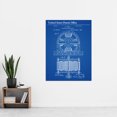 thumbnail image 2 of Tesla Electro Magnetic Motor 1888 Vintage Side Patent Extra Large XL Wall Art Poster Print, 2 of 3