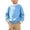 Blue, variant on YUANxueke Boys & Girls Fleece Color Block Sweatshirt Long Sleeve Zip Up Mock Neck Pullover Top,Army Green,3 Years
