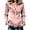 Pink #033, variant on Womens Western Tops,Long Sleeve,Suede,Vintage,Fringe, S