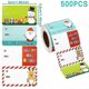 thumbnail image 1 of 500pcs Envelope Merry Decorations For Home 2024 Cristmas Xmas Seal Labels Diy Gifts Gift Packaging Stickers, 1 of 5