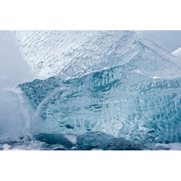South Georgia Island, Wirik Bay, Glacier ice Poster Print by Jaynes Gallery (17 x 11)