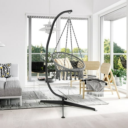 C Shaped Hammock Frame Stand Solid, C Shaped Hammock Chair Stand