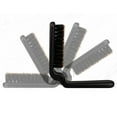 thumbnail image 1 of Cepillos para bolsillo plegables para suavizar, peinar y arreglar la barba Cepillo desenredante Cepillo portátil para peluquero con - Macarena Cepillos para Barba Plegables, 1 of 8