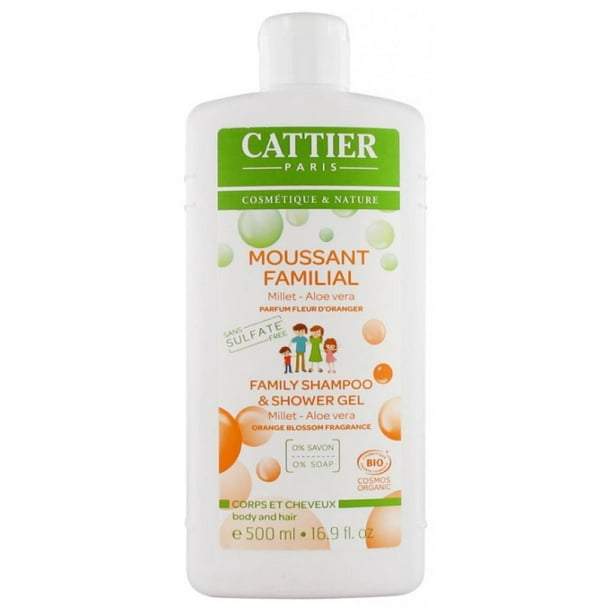 Cattier Family Shampoo and Shower Orange Blossom Fragrance 500ml - Walmart.com