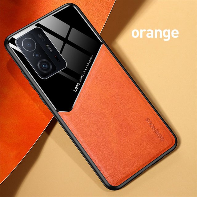 Funda xiomi 11t pro con textura de cuero para coche, funda con soporte magnético para xiaomi 11t mi11t mi 11 t pro xiaomi11t, funda protectora con marco suave Tan Jianjun unisex