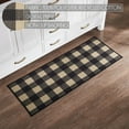 thumbnail image 5 of VHC Brands Black Check Indoor Rug Rect 17x48, Polyester Area Rug, Accent Rug, Floor Decor, Black Check Collection, Rectangle 17x48, Country Black, 5 of 6