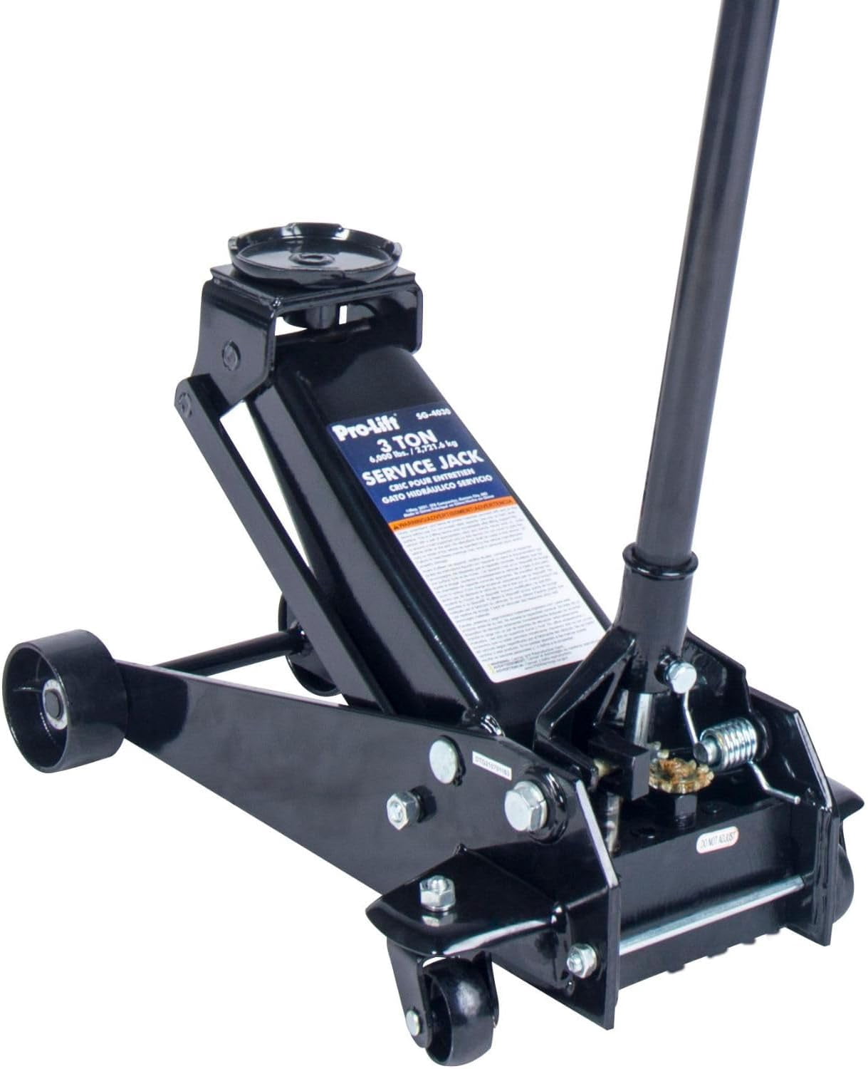Pro-Lift SG-4030 3-Ton Floor Jack - Heavy-Duty Steel Construction for Automotive Lifting in Garage Shops