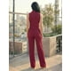thumbnail image 3 of Conjunto Mujer 2 Piezas Tipo Jumpsuit, Blusa Sin Mangas y Pantalón Cómodo, Casual Chic para Mujer, 3 of 5