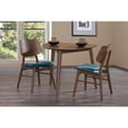 thumbnail image 6 of New Classic Furniture Oscar 3-Piece Wood Corner Table Set in Walnut/Dark Gray, 6 of 6