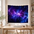 thumbnail image 5 of Luminous Deep-Space Nebula Against a Starry Void, Mystical Celestial Style for Space Enthusiasts, Cosmic Nebula Scene Artwork, Housewarming Gift Tapestry Wall Hanging for Bedroom and Living Room, 5 of 7