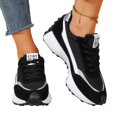 thumbnail image 4 of EKVAHL Women's Orthopedic Sneakers, Lace‑Up Trail Tennis Shoes, Wide Width Arch Support Walking Shoes for Outdoor Travel Daily Stroll Black, 4 of 5