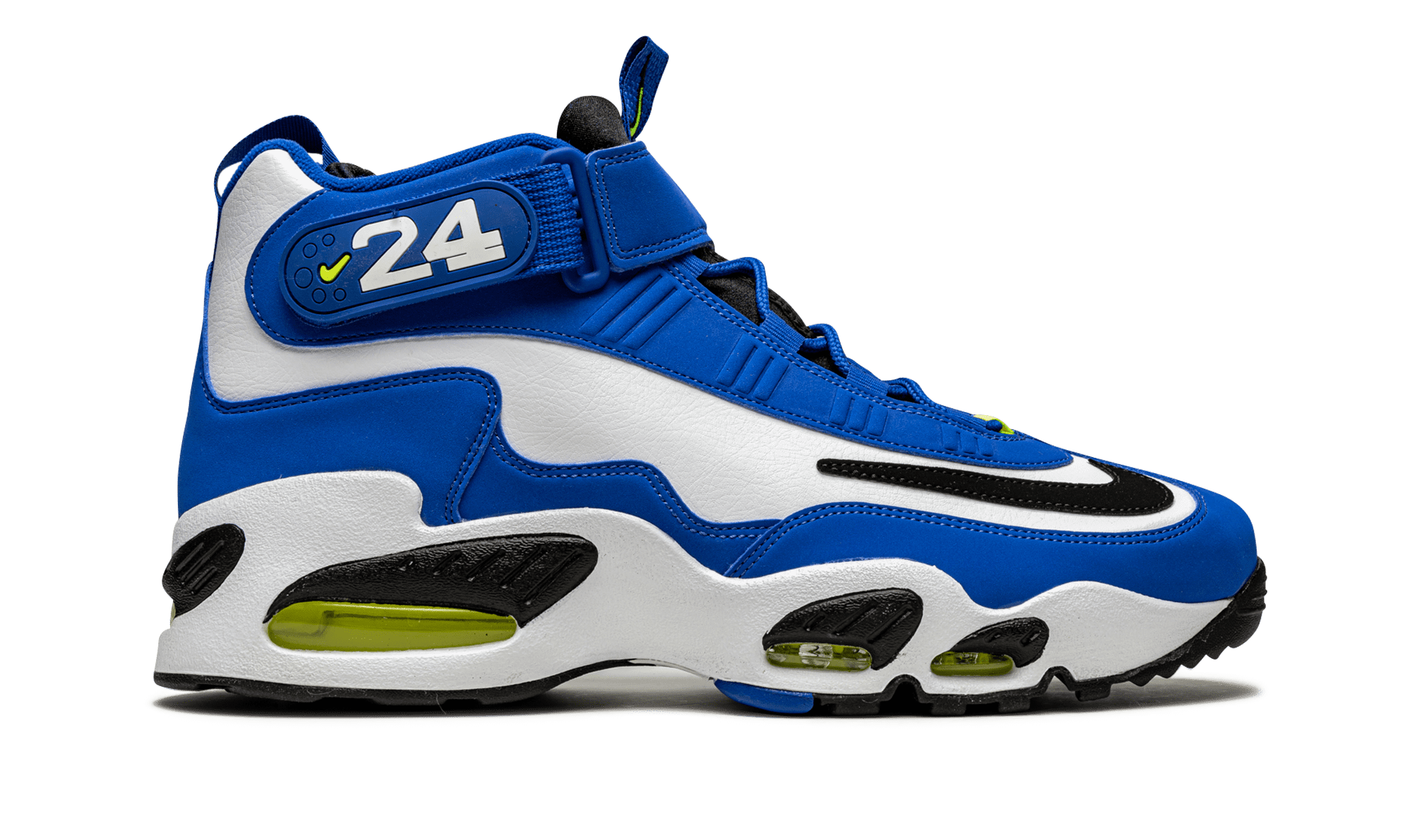 NIKE MENS Air Griffey Max 1 "Varsity Royal / Volt" DJ5161 400 from Stadium Goods