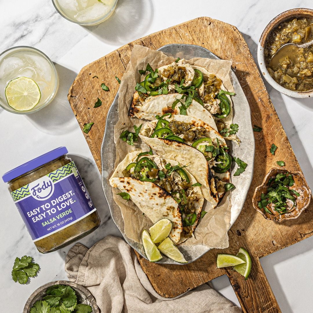 (3 pack) Fody Foods Gluten-Free Salsa Verde, , Shelf-Stable, 16oz Jar