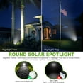 thumbnail image 4 of DBF Solar Lights Outdoor, Upgraded 18 LED Waterproof Solar Spotlights Solar Landscape Lights Adjustable Auto On/Off Wall Security Lighting for Garden Yard Pathway Driveway Pool, Pack of 2 (Cool White), 4 of 4