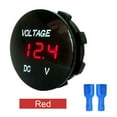 thumbnail image 1 of 1Pcs Dc 12V 24V Car Replacement Voltmeter Meter Waterproof Digital Led Voltmeter, 1 of 8